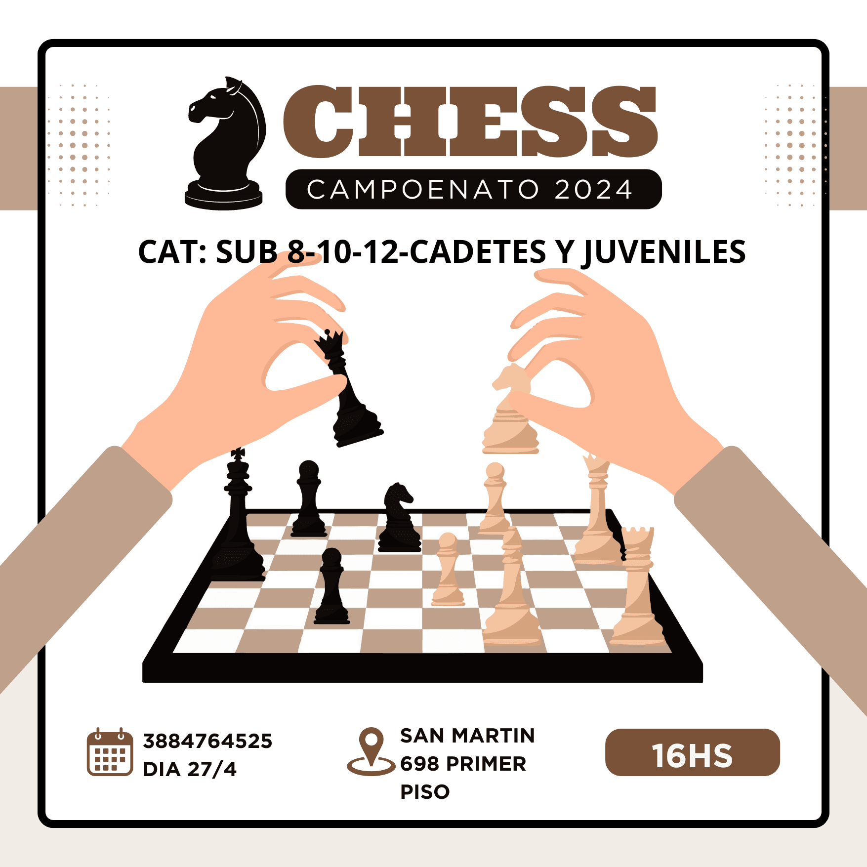 Campeonato de ajedrez primera jornada